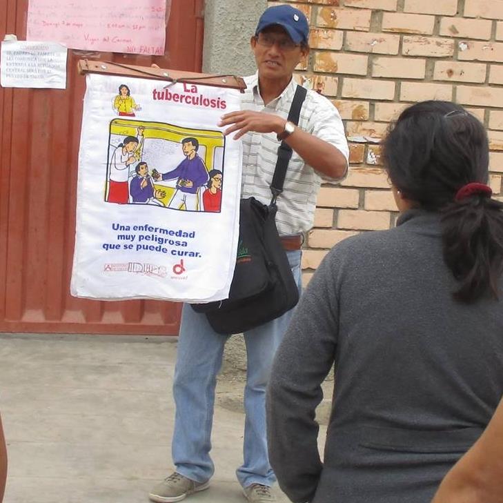 Carlos Rojas, activista en tuberculosis 