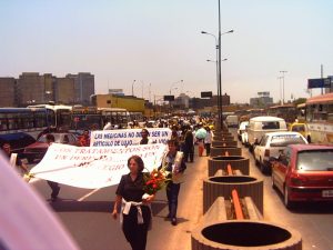 Pedro Pablo participa de la primera marcha a favor de los medicamentos para el VIH