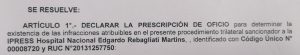 Susalud hizo prescribir el caso superando los 4 años que tiene para iniciar el proceso sancionador.