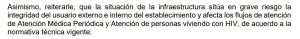 Captura de documento enviado del CERITS Caja de Agua a la Diris Lima Centro 