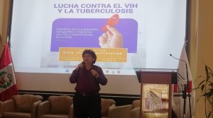 Congresista Susel Paredes en Foro sobre migrantes con VIH y tuberculosis - Foto: Marlon Castillo  